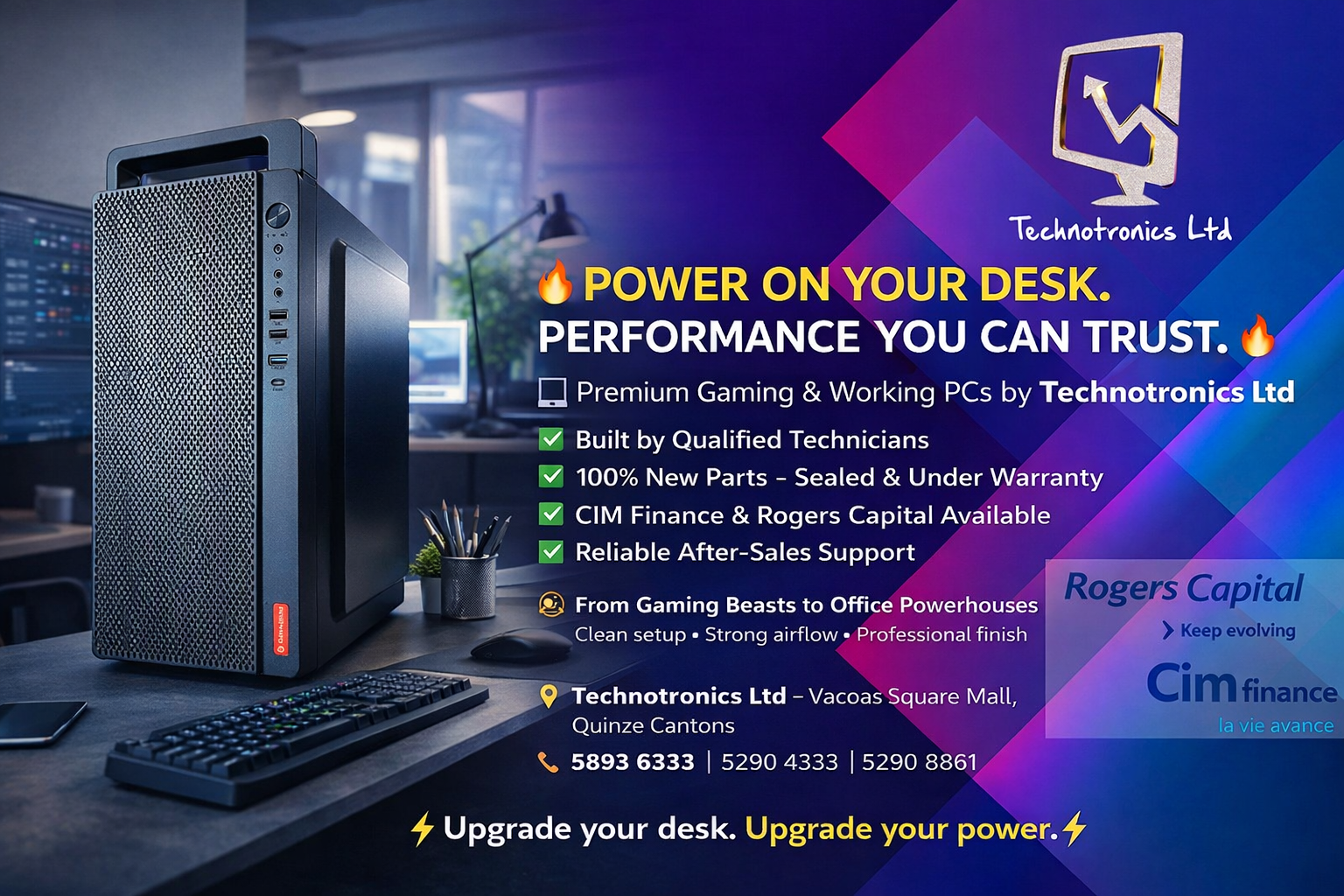 Core i3 8th Gen Tower ,8 GB Ram, 250 GB Nvme only at Rs 16200