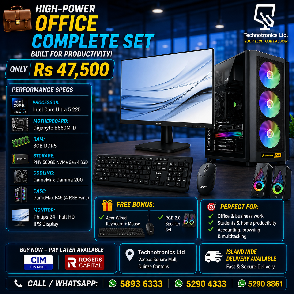 Gamemax F46 Complete Set Tower
