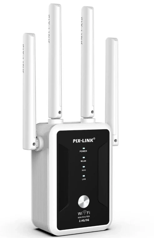 PIXLINK 1200Mpbs WIFI Range Repeater LV AC32 Extender Wireless-AC Dual Band