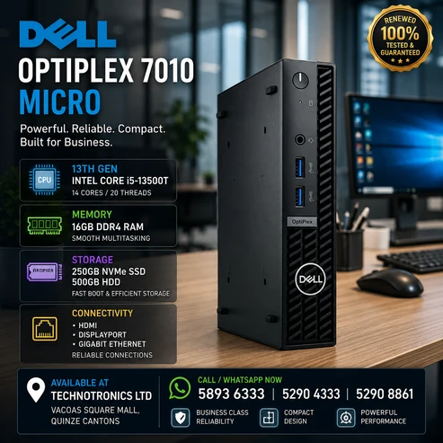 Renewed Dell OptiPlex 7010 Micro