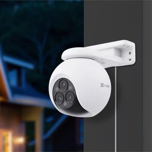 EZVIZ Camera H80F Triple Lens at 2K+ 4 MP 2560 × 1440 Pan & Tilt Wi-Fi | Outdoor Camera - Buy at TECHNOTRONICS Mauritius