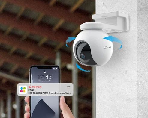 Ezviz Camera EB8 4G 2K Pan & Tilt 4G Battery Camera - Buy at TECHNOTRONICS Mauritius