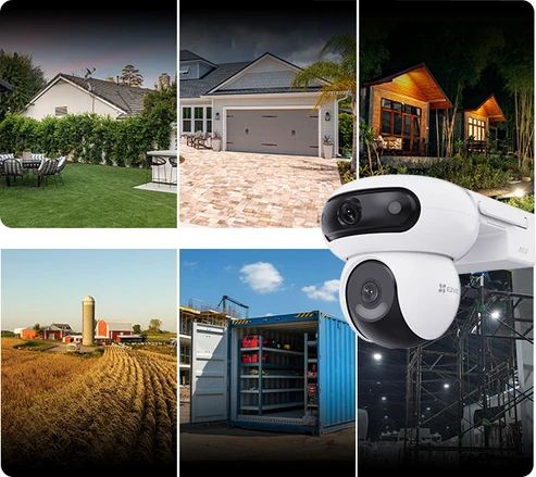 Ezviz Camera HB90x Dual 2K 4G & WiFi Battery Camera and Solar Panel | Outdoor Camera - Buy at TECHNOTRONICS Mauritius