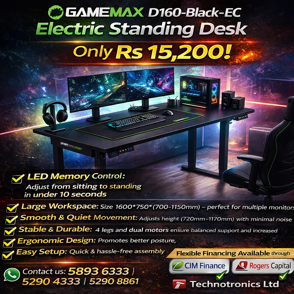 Gamemax D160-Black-EC - Buy at TECHNOTRONICS Mauritius