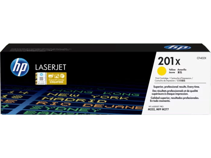 HP Compatible Toner CF401/2/3X(HP 201X) Yellowc, Magenta, Cyan with Chip - Buy at TECHNOTRONICS Mauritius