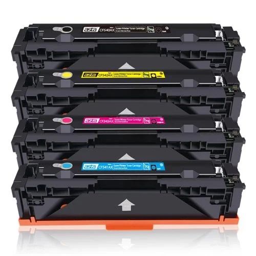 HP Compatible Toner CF541/2/3X (203X)| Yellow, Cyan, Magenta with Chip - Buy at TECHNOTRONICS Mauritius