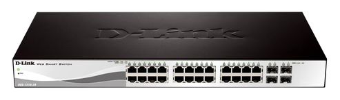D-Link DGS-1210-28 24-Port 10/100/1000Base-Twi 4 Combo 1000BaseT/SFP ports Smart Switch - Buy at TECHNOTRONICS Mauritius