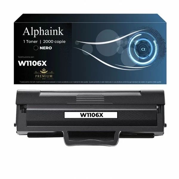 HP Compatible Toner Black W1106X (106X) with chip - Buy at TECHNOTRONICS Mauritius