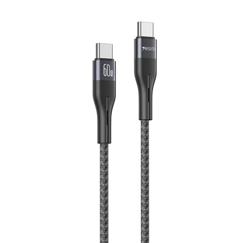 Yesido CA156 PD 60W USB-C / Type-C to USB-C / Type-C Charging Data Cable, - Buy at TECHNOTRONICS Mauritius
