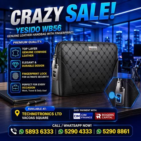 Yesido Genuine Leather HandB@G - Buy at TECHNOTRONICS Mauritius